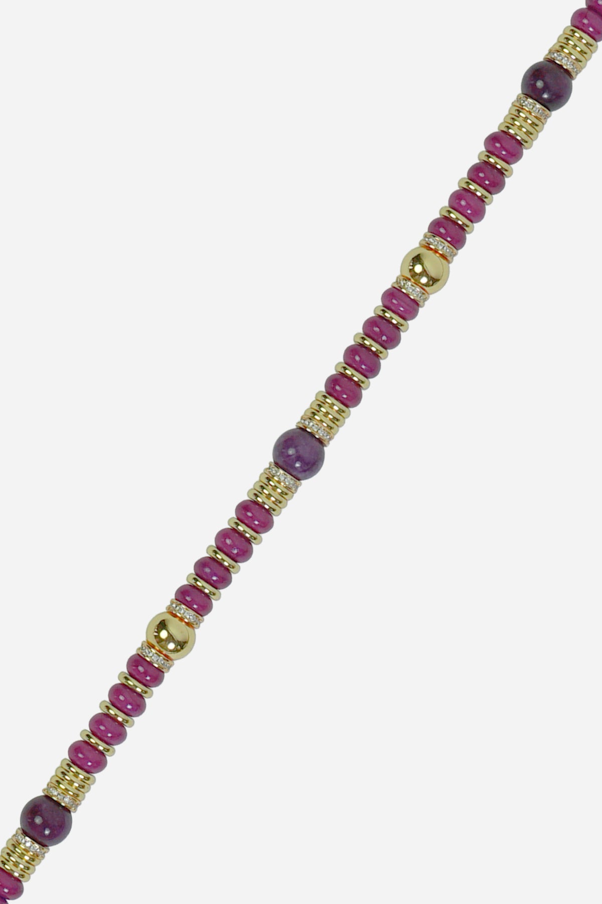 Chaine Longue Amaira Violet 120 cm - 2