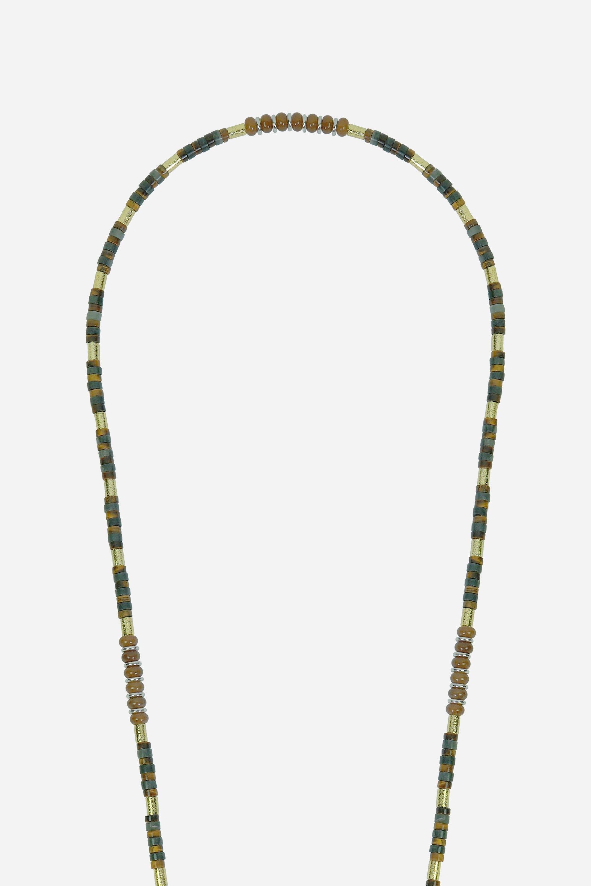 Chaine Longue Anala Kaki 120 cm - 3