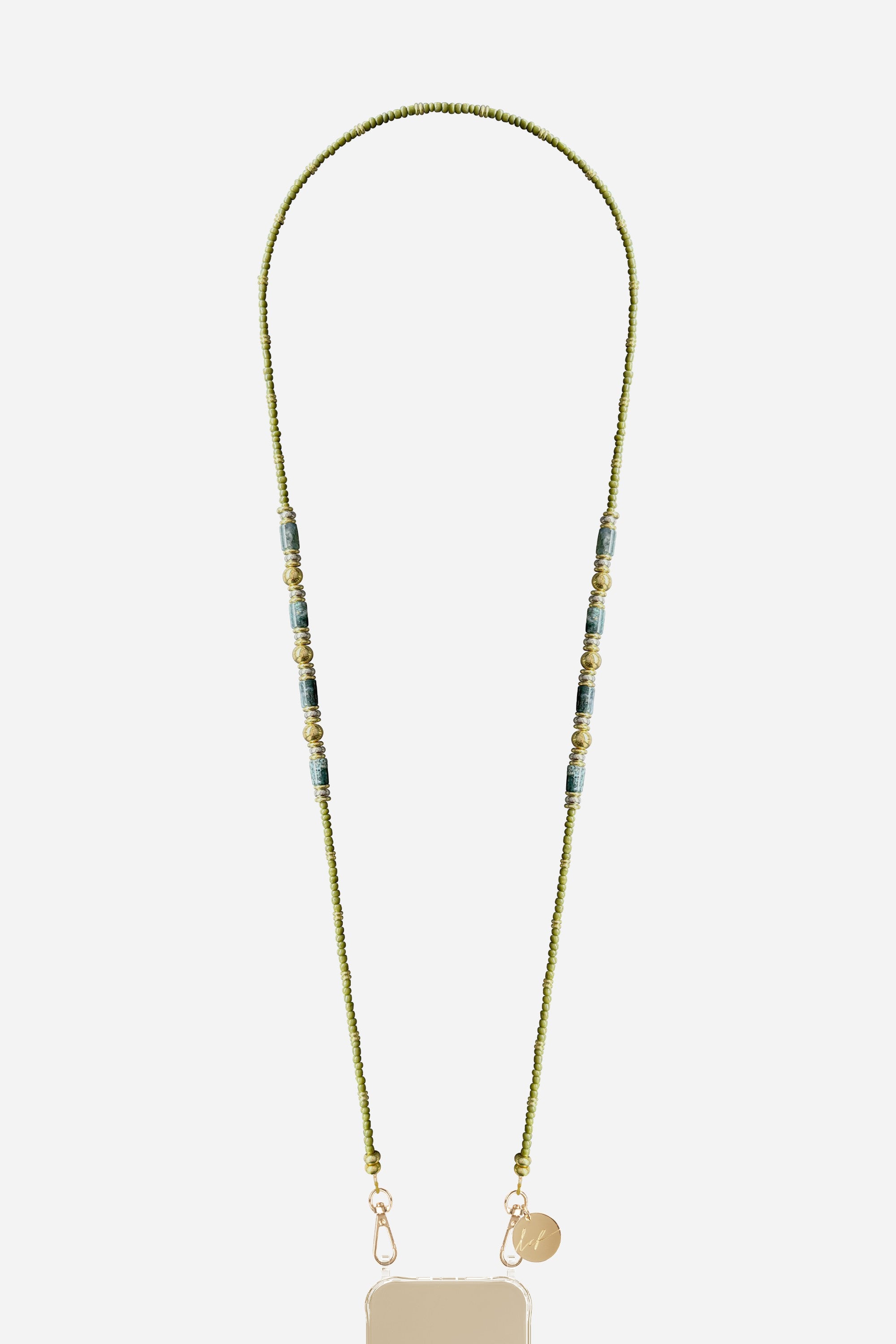 Chaine Longue Avni Kaki 120 cm