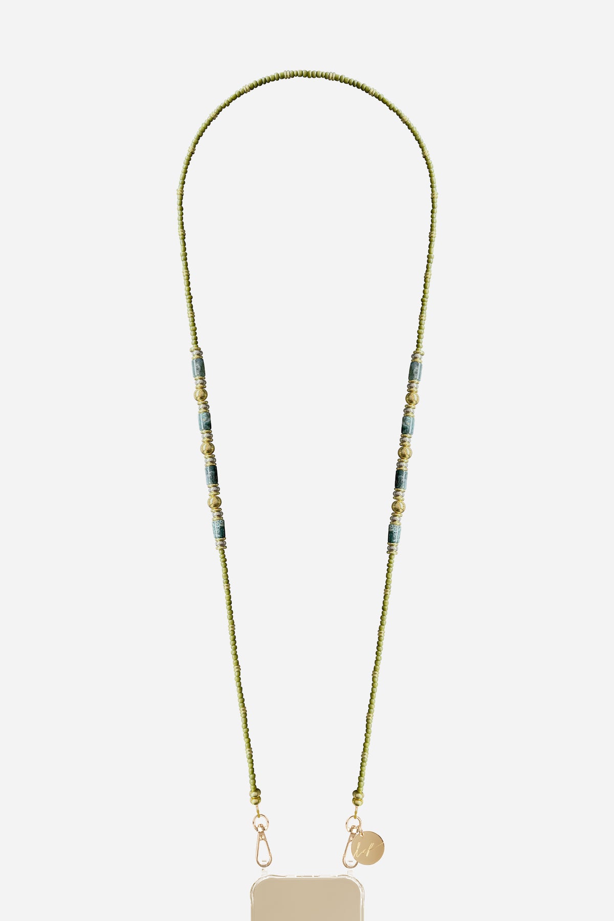 Chaine Longue Avni Kaki 120 cm
