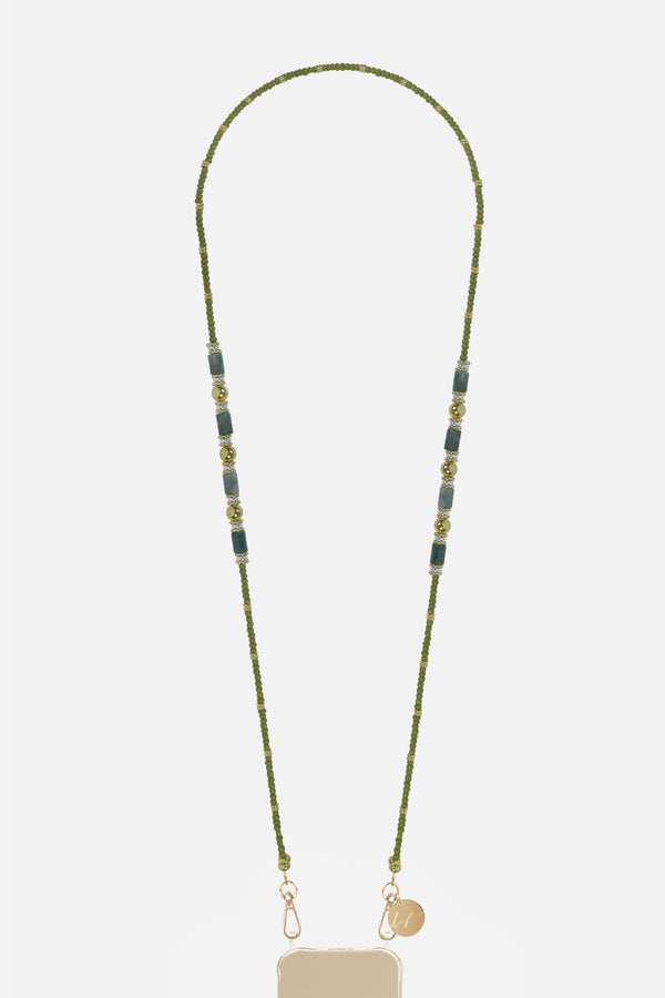 Chaine Longue Avni Kaki 120 cm