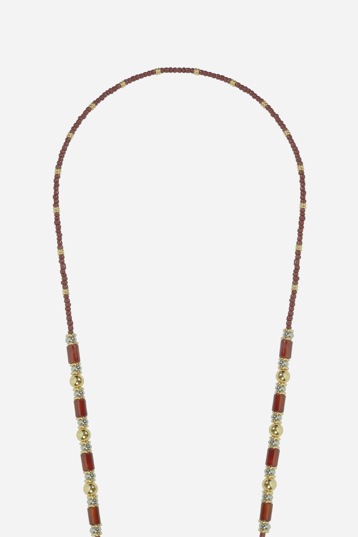 Chaine Longue Avni Bordeaux 120 cm - 5