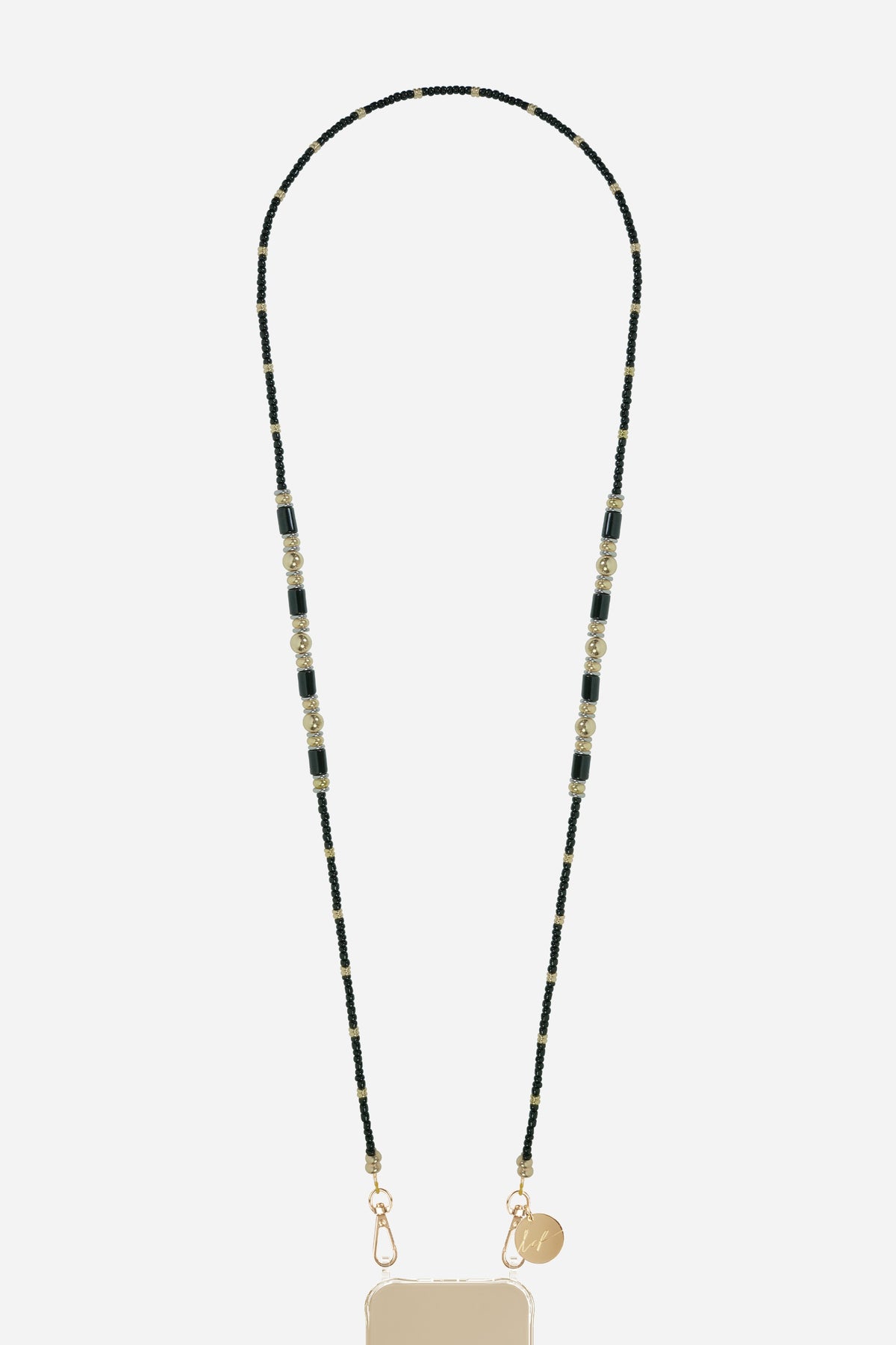 Chaine Longue Avni Noir 120 cm