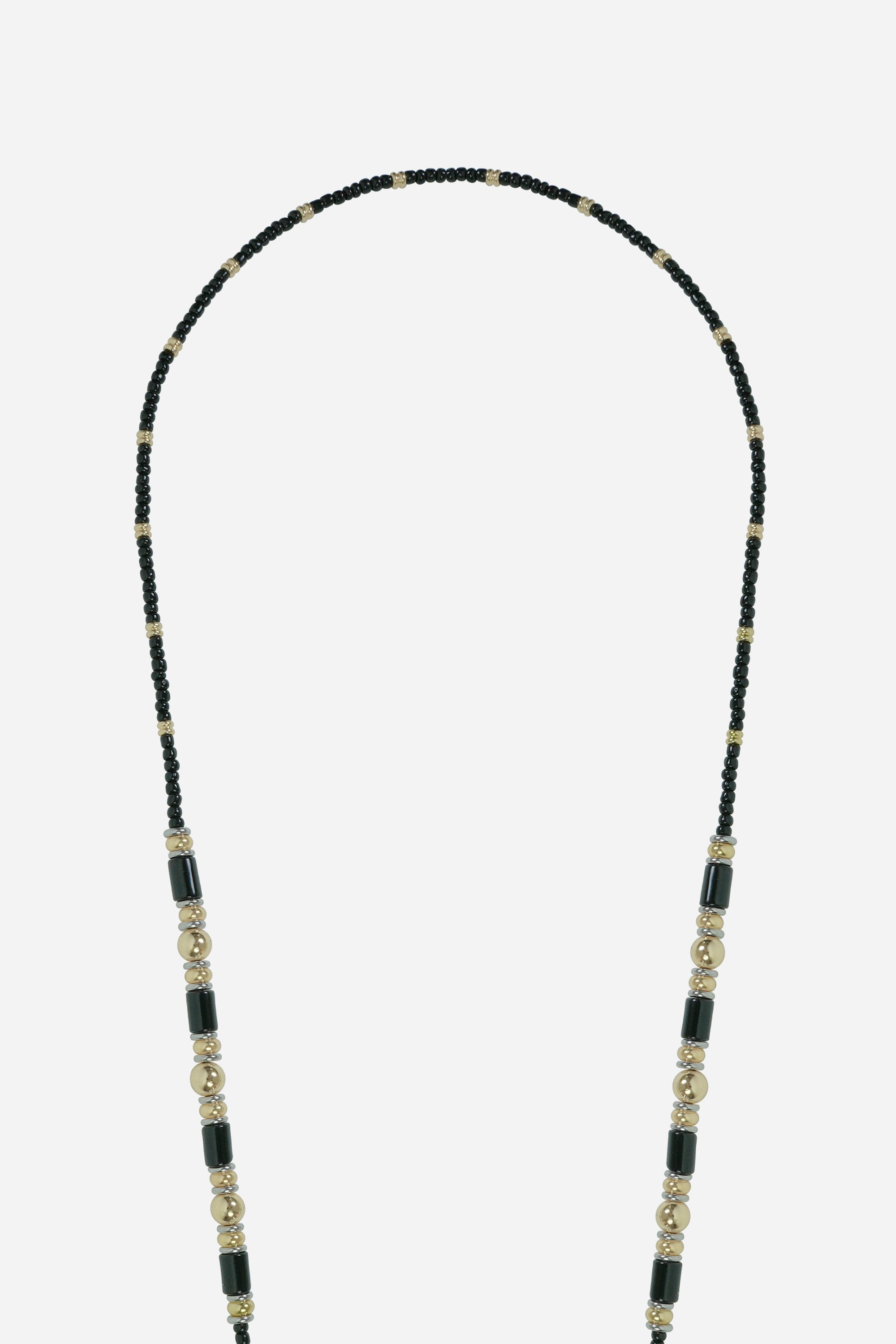 Chaine Longue Avni Noir 120 cm - 3