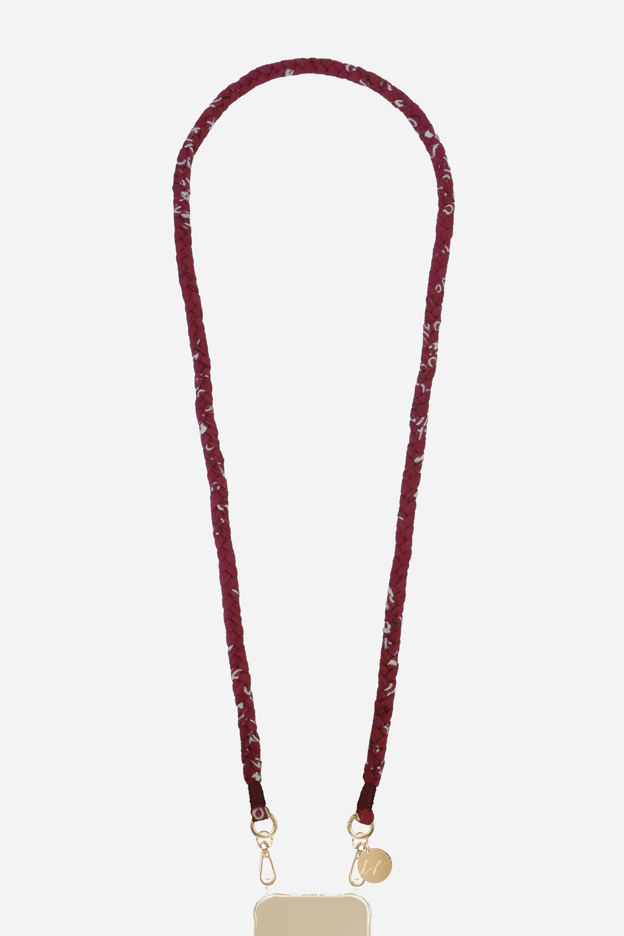 Chaine Longue Della Bordeaux 120 cm