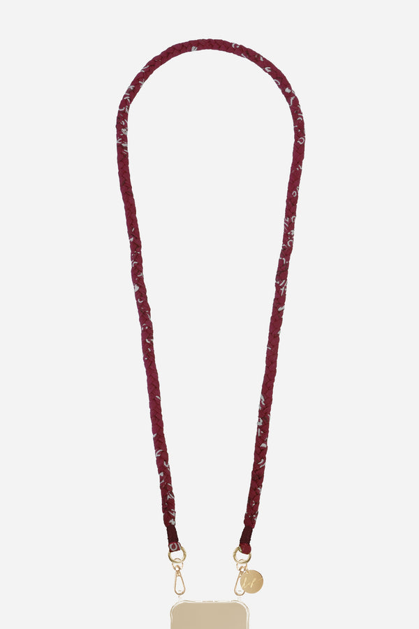 Chaine Longue Della Bordeaux 120 cm