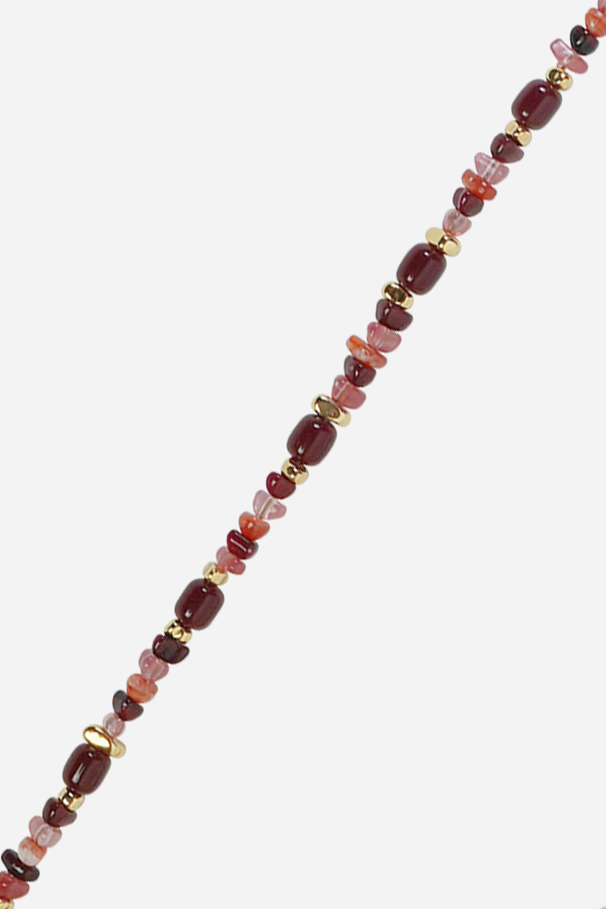 Chaine Longue Lana Bordeaux 120 cm - 2