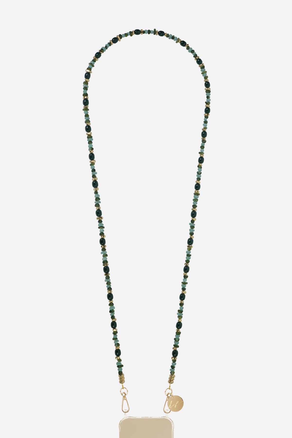 Chaine Longue Lana Vert 120 cm