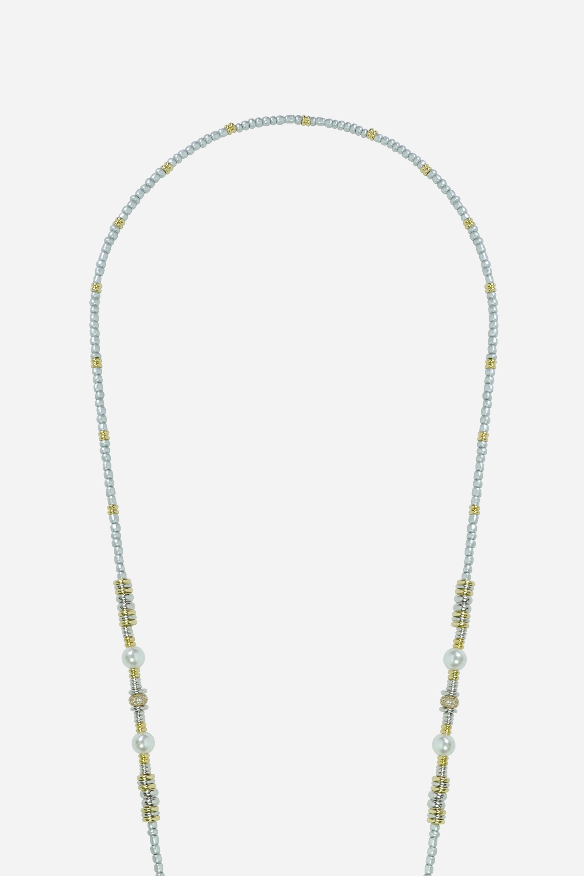 Chaine Longue Reya Argent 120 cm - 3