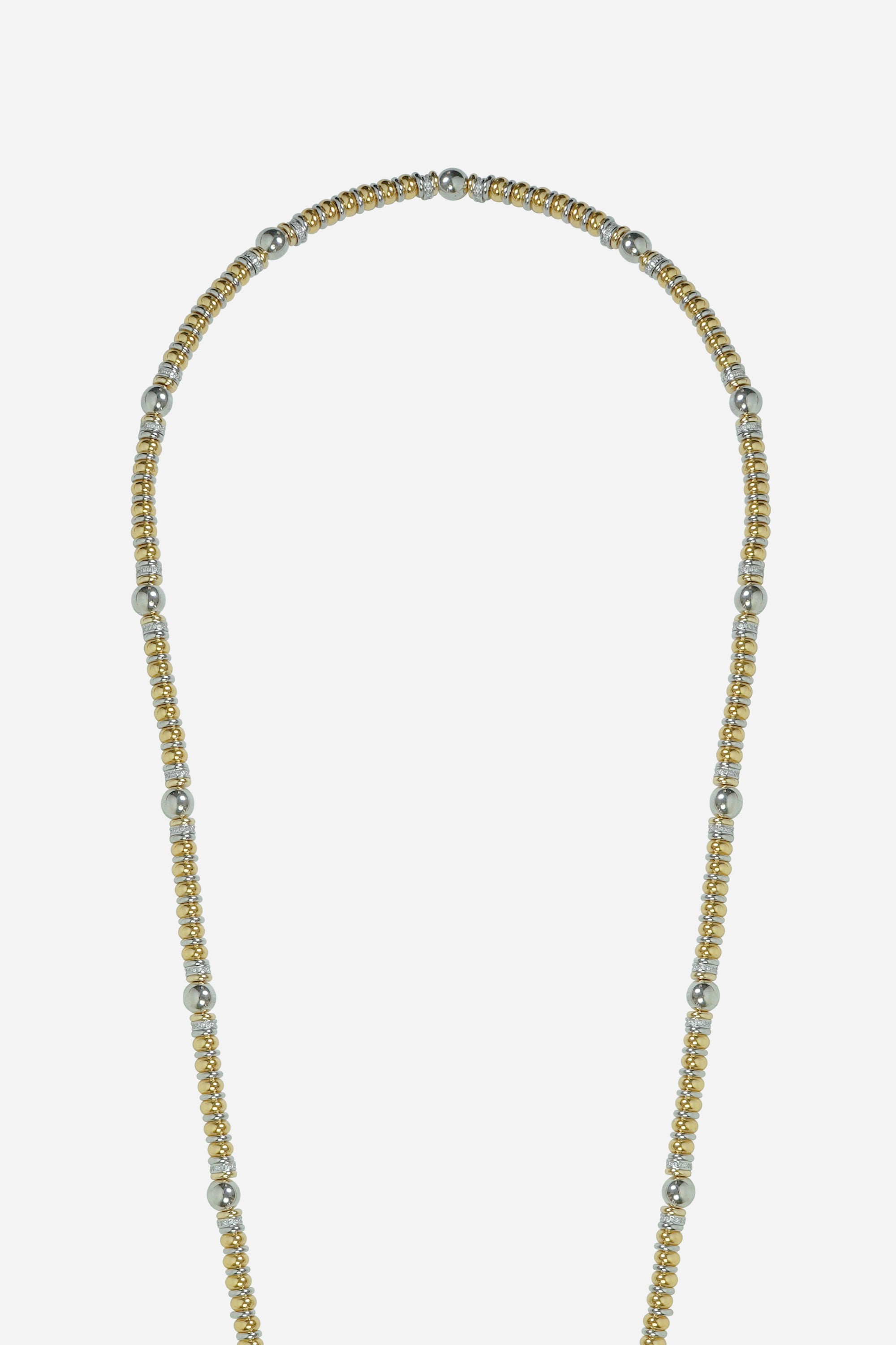 Chaine Longue Tali Dore Argent 120 cm - 3