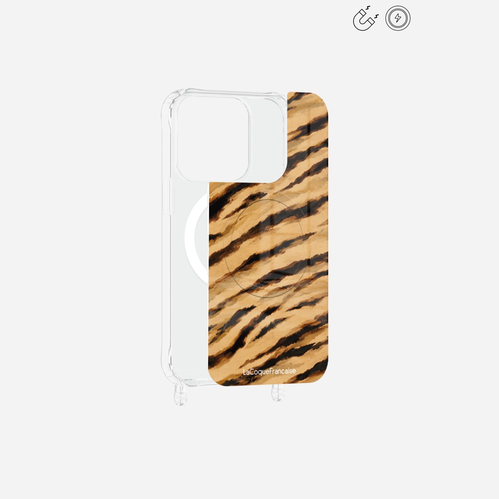Plaque Magnetique Imprimee Zebre Beige Noir - 10