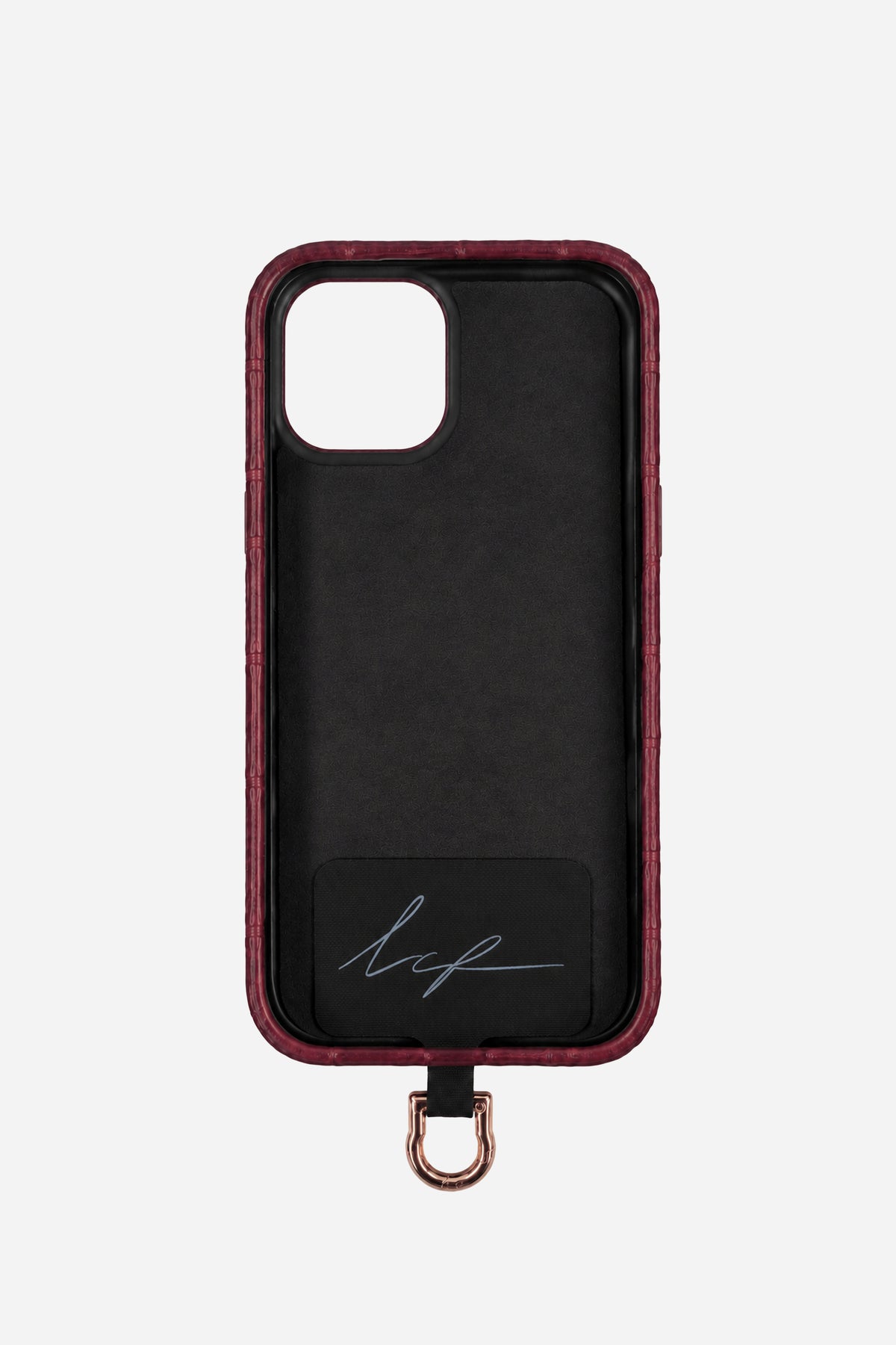 Coque Croco Bordeaux