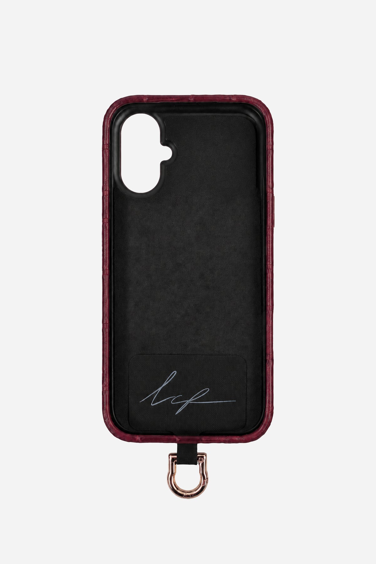 Coque Croco Bordeaux