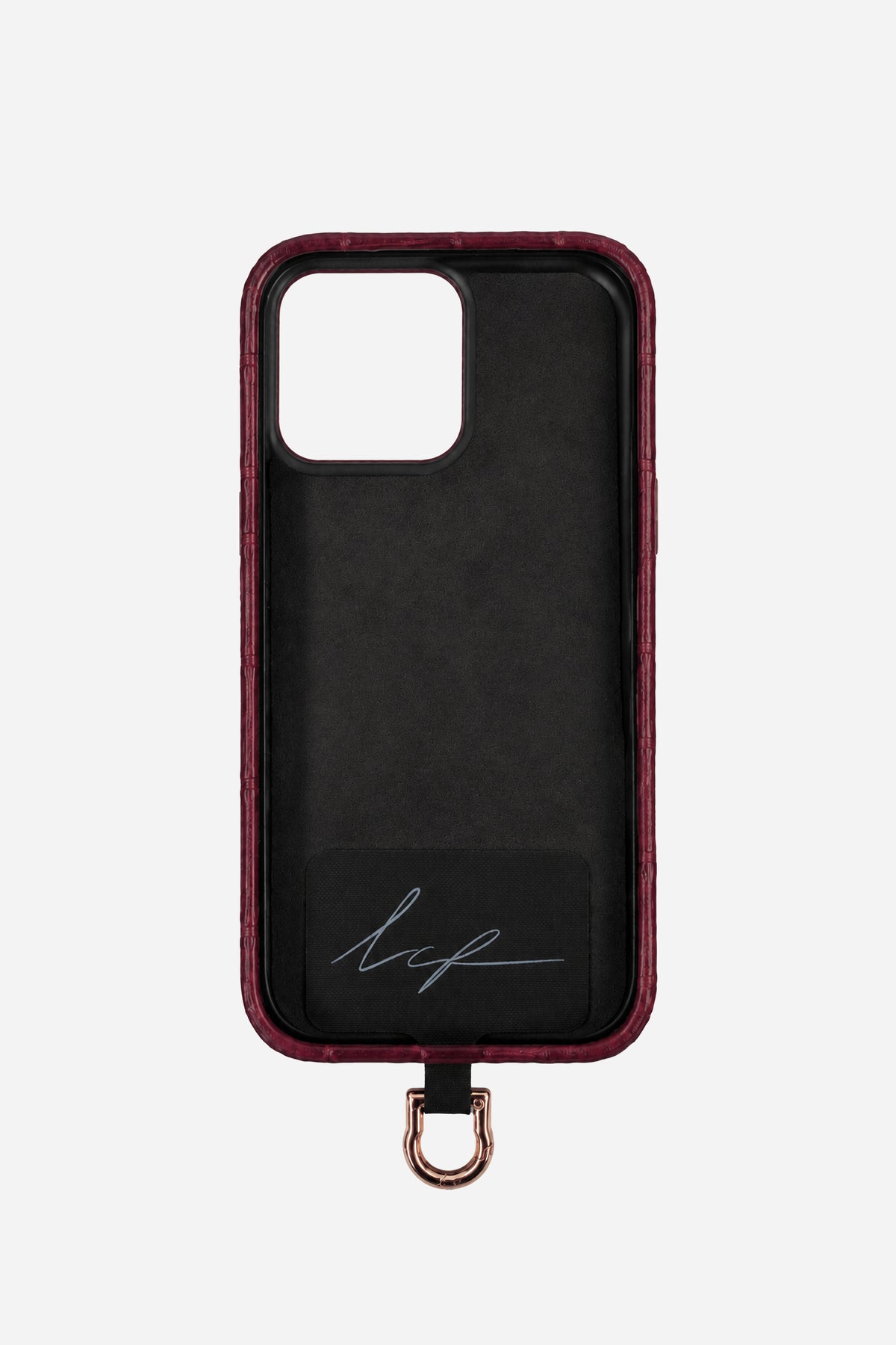 Coque Croco Bordeaux