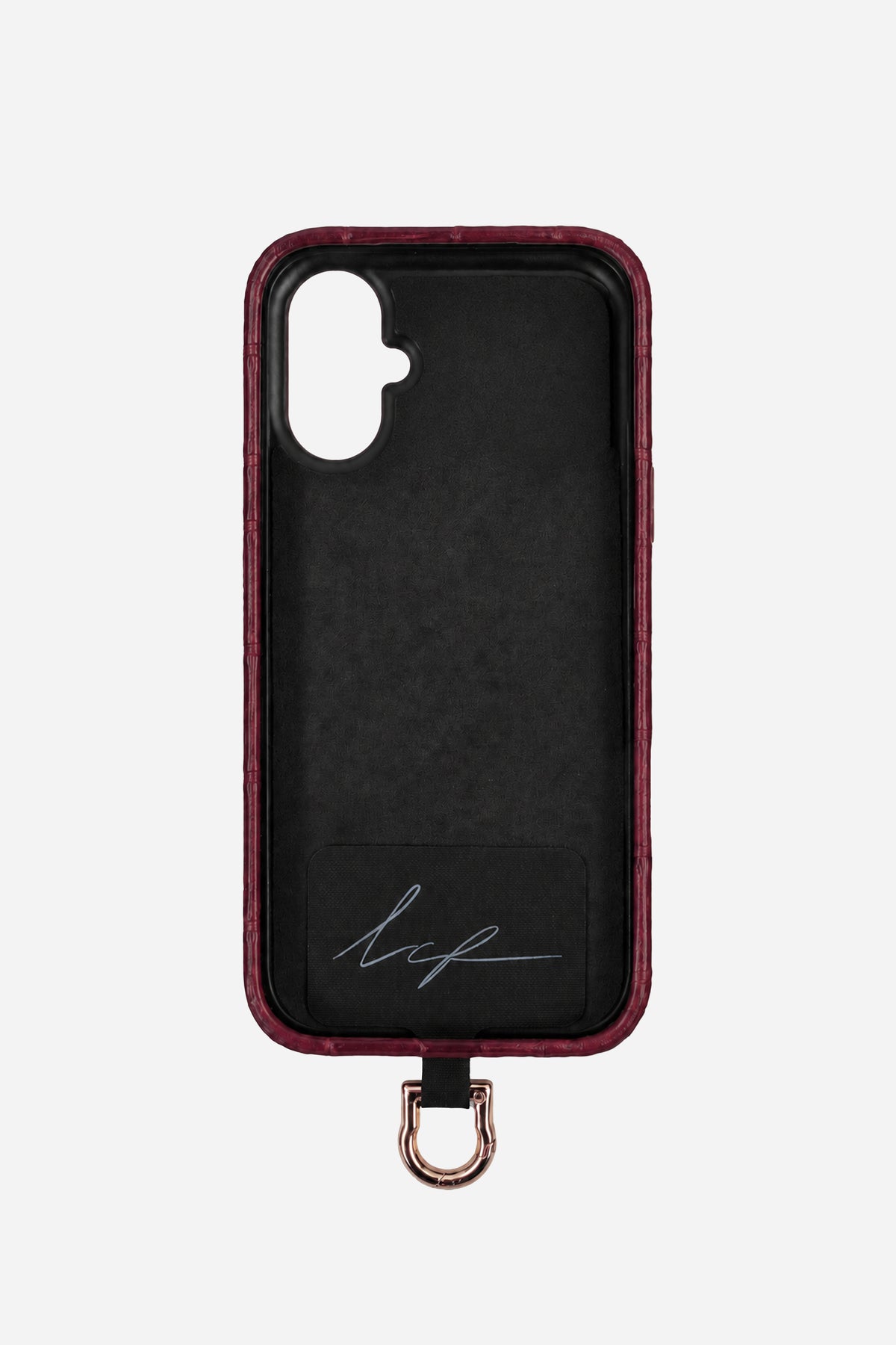 Coque Croco Bordeaux
