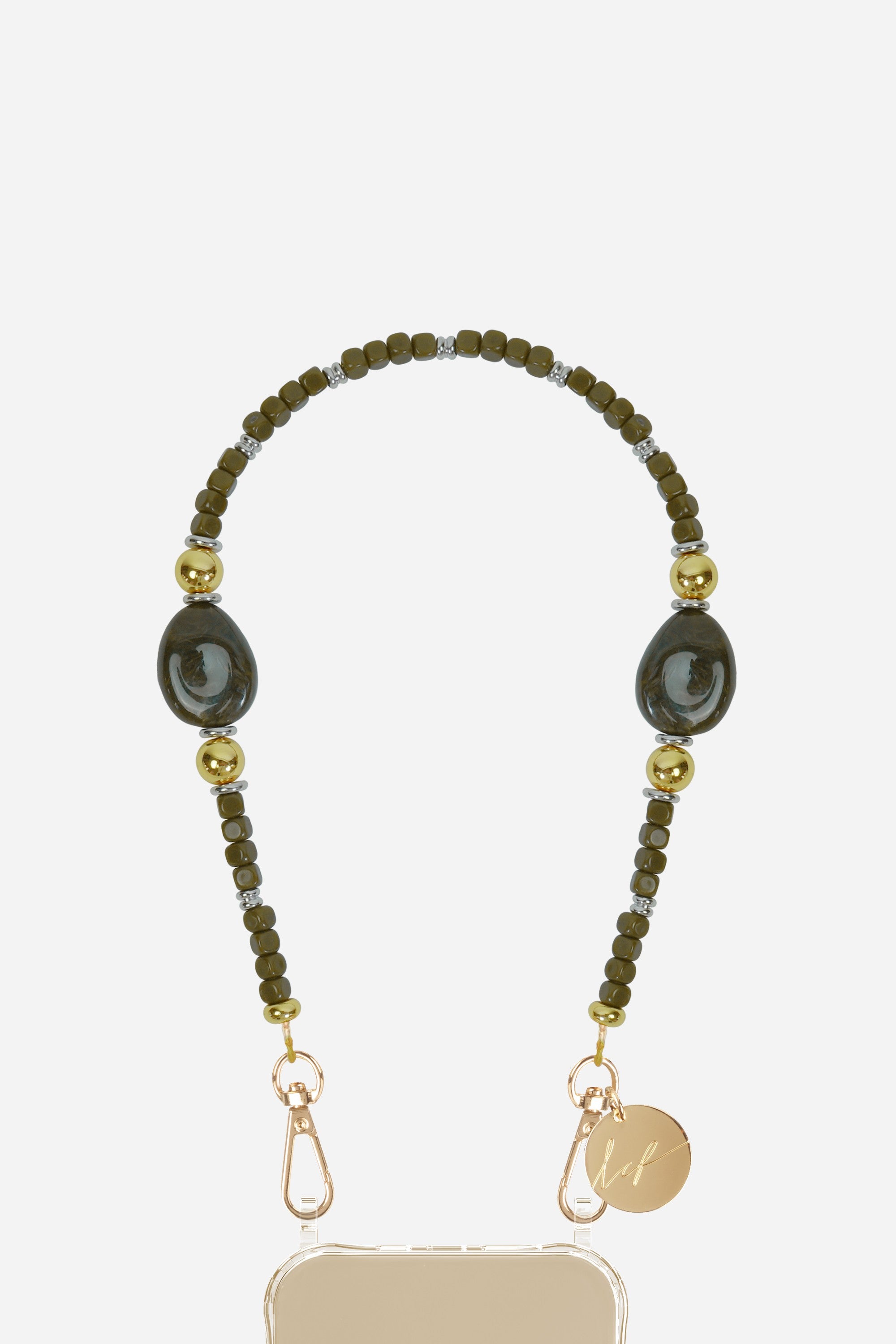 Chaine Courte Suzanne Vert 40 cm - 2