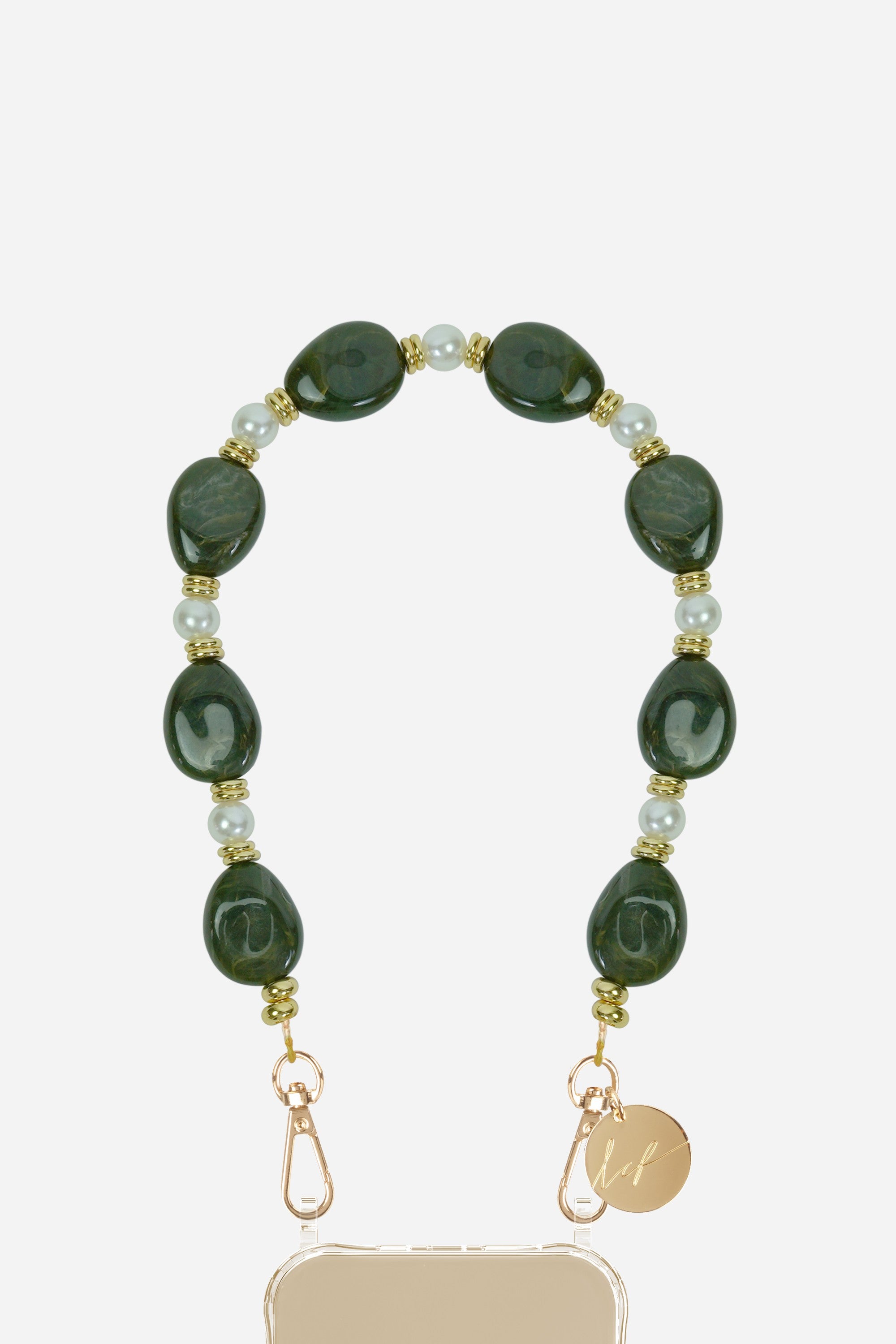 Chaine Courte Suzanne Vert 40 cm - 2
