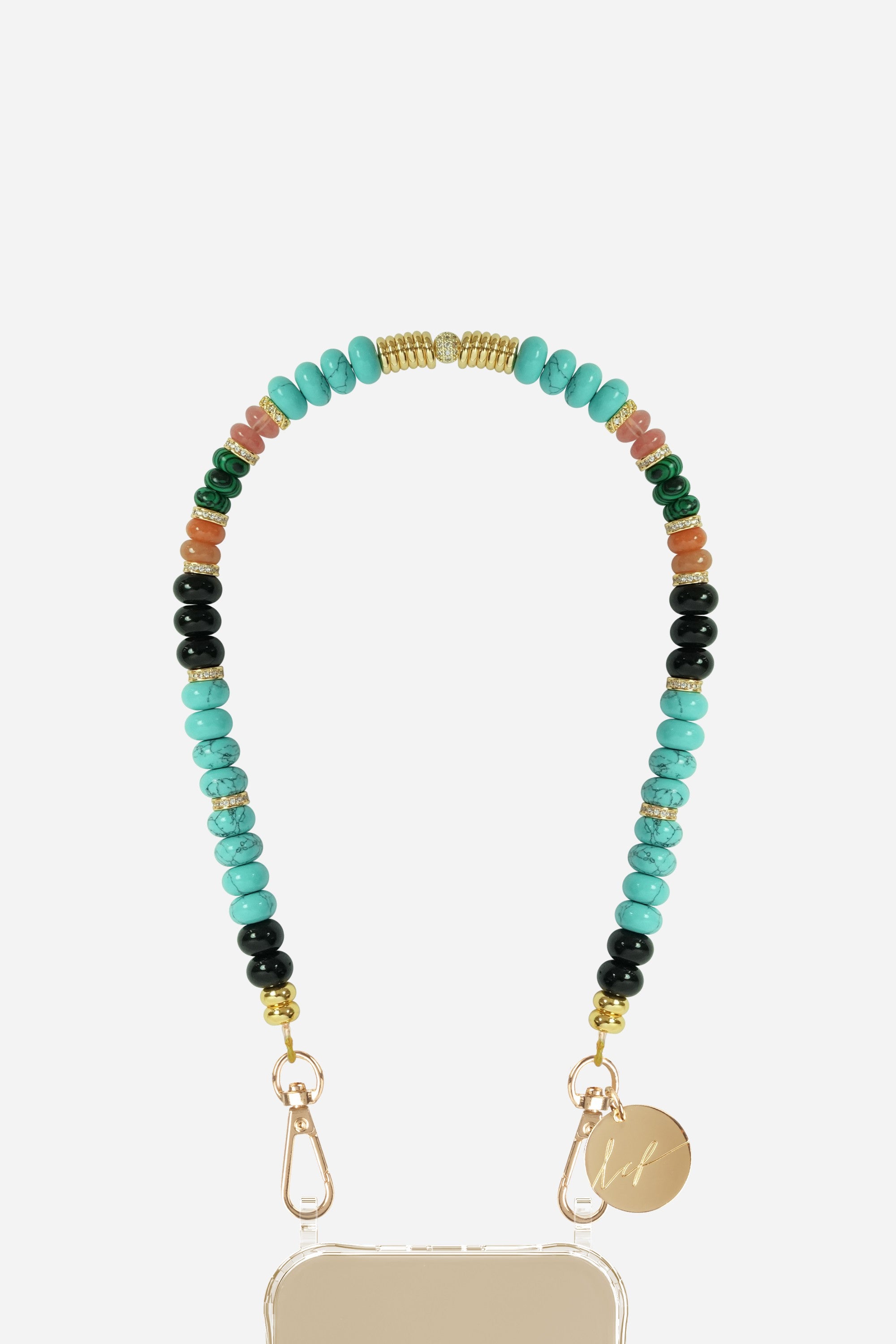 Chaine Courte Simone Noir 40 cm - 2