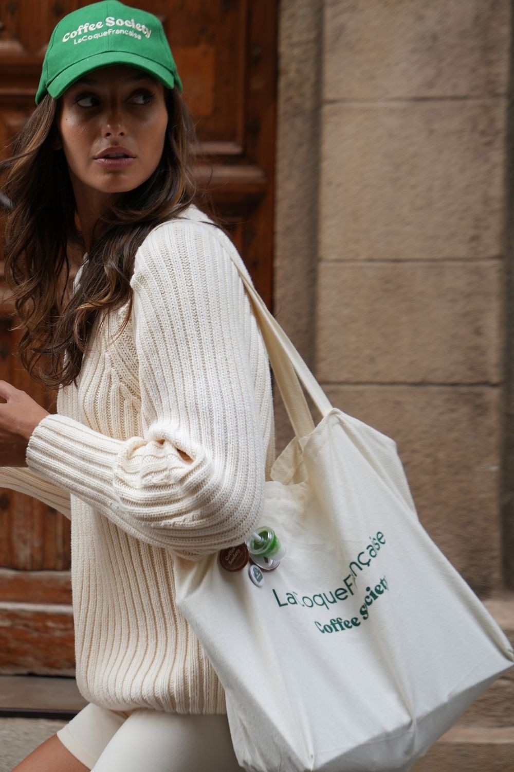Goodies Tote Bag Coffee Society Beige