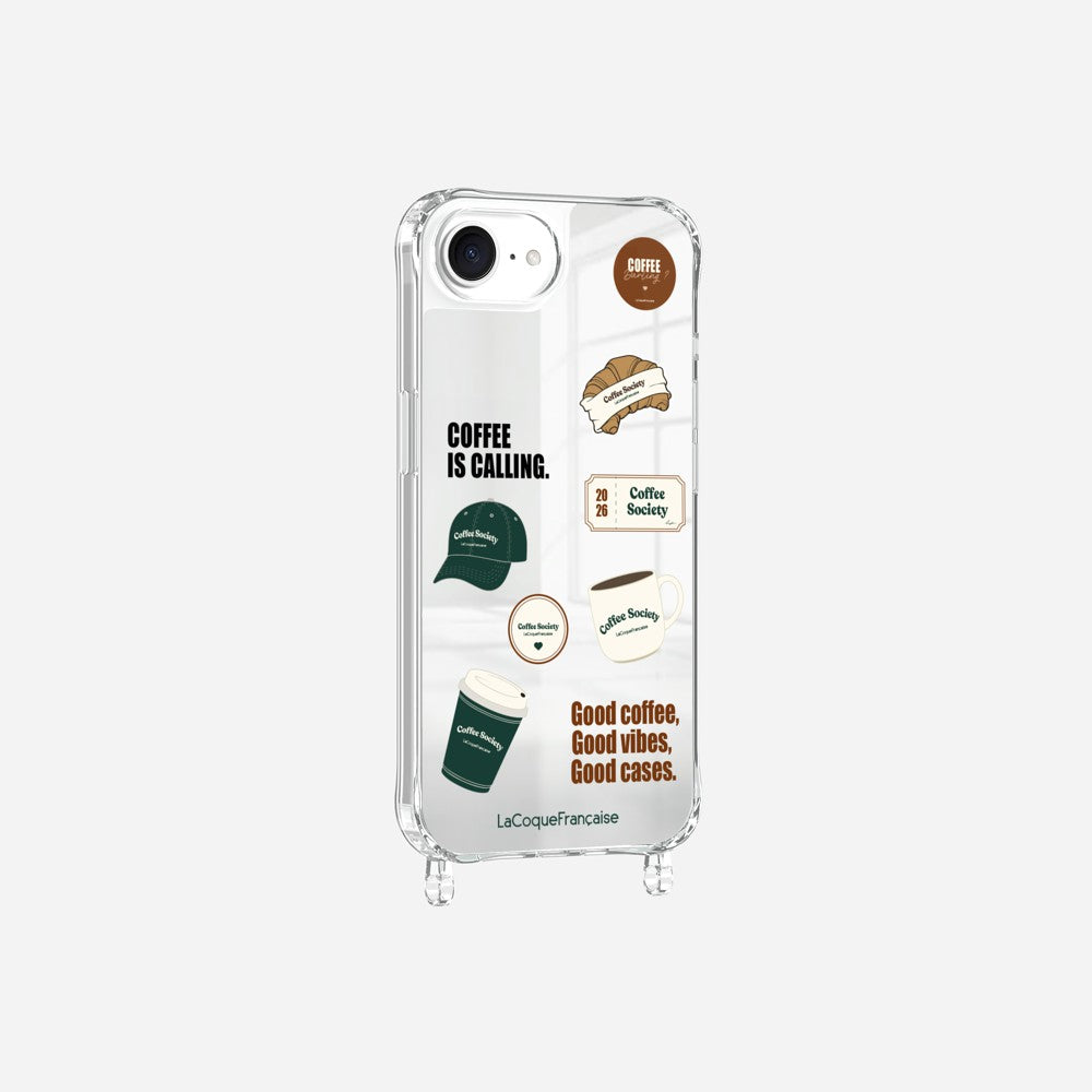 Coque Anneaux Miroir Imprimee Patch Coffee - 2