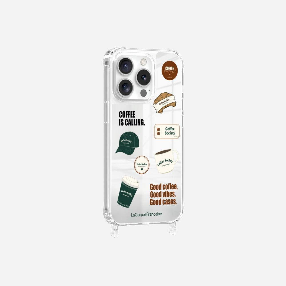 Coque Anneaux Miroir Imprimee Patch Coffee - 14