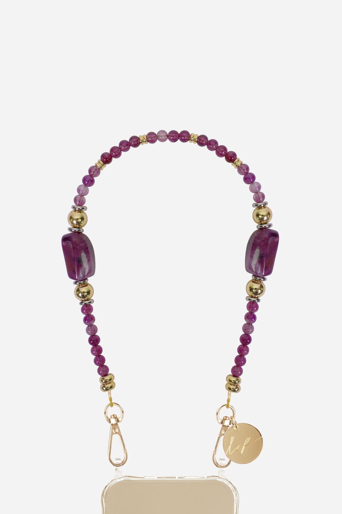 Chaine Courte Joya Violet 40 cm