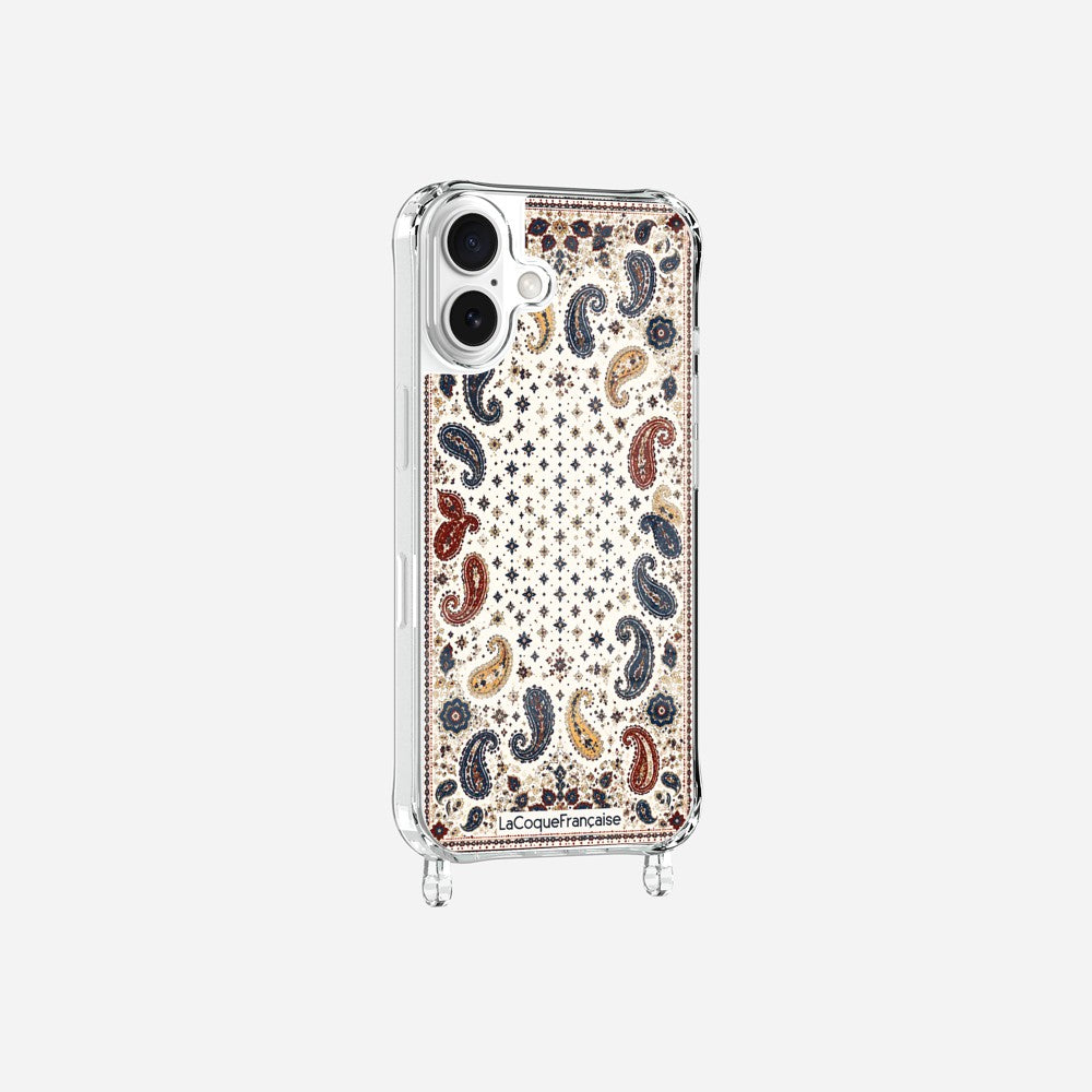 Coque Anneaux Imprimee Cachemire Beige - 3