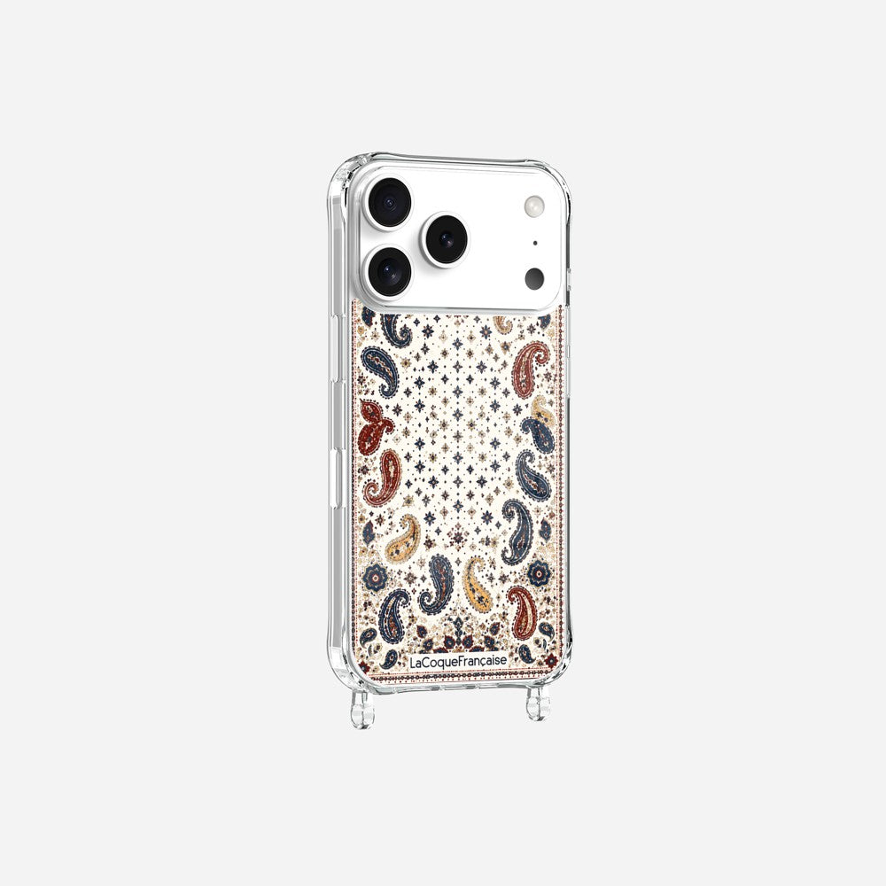 Coque Anneaux Imprimee Cachemire Beige