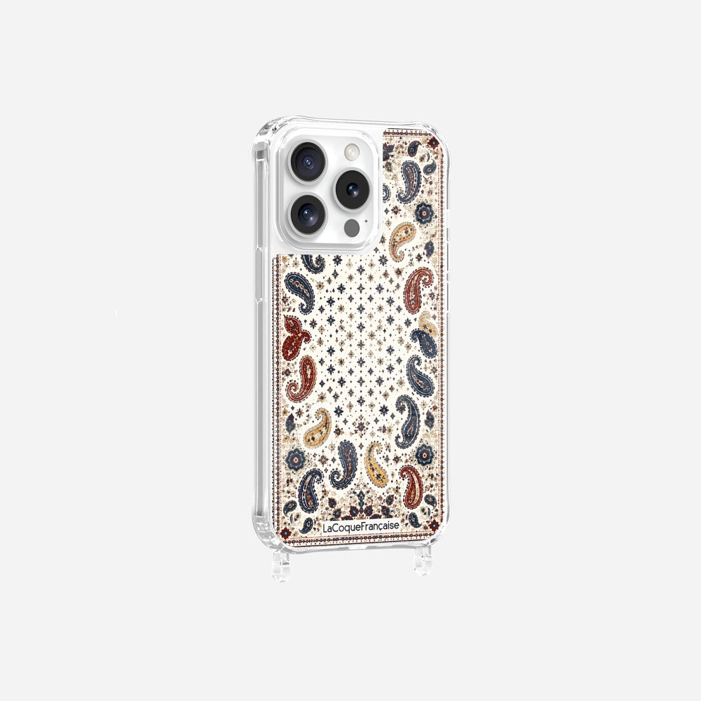 Coque Anneaux Imprimee Cachemire Beige - 14