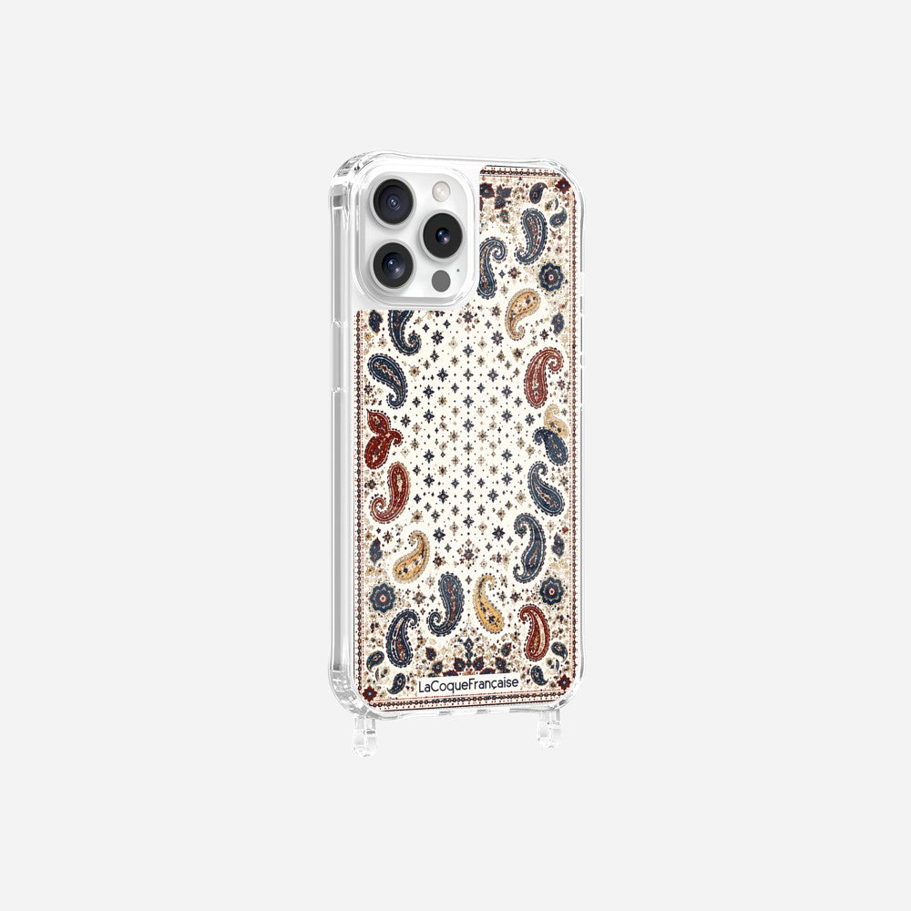 Coque Anneaux Imprimee Cachemire Beige - 17