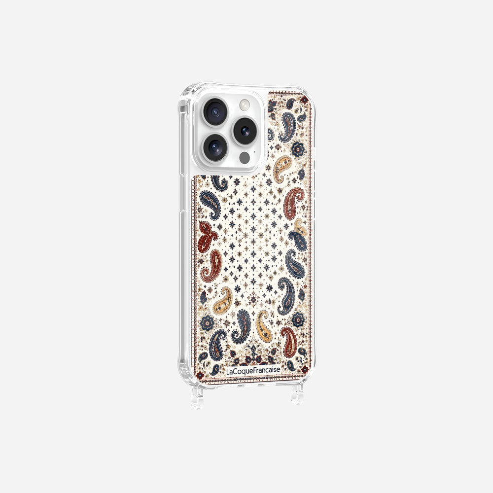 Coque Anneaux Imprimee Cachemire Beige - 18