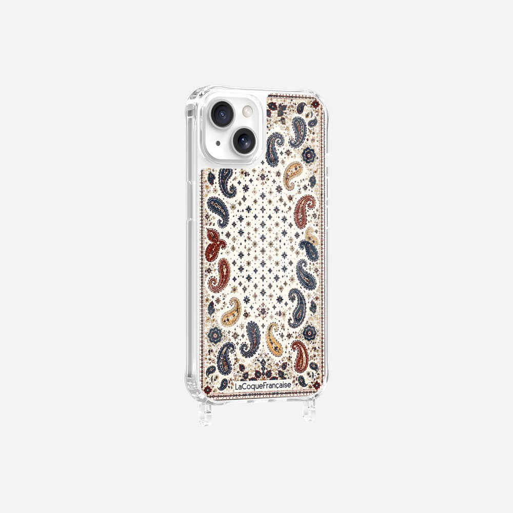 Coque Anneaux Imprimee Cachemire Beige - 19