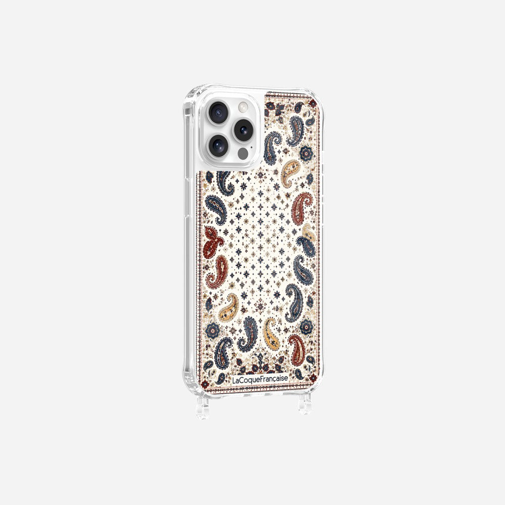 Coque Anneaux Imprimee Cachemire Beige - 20