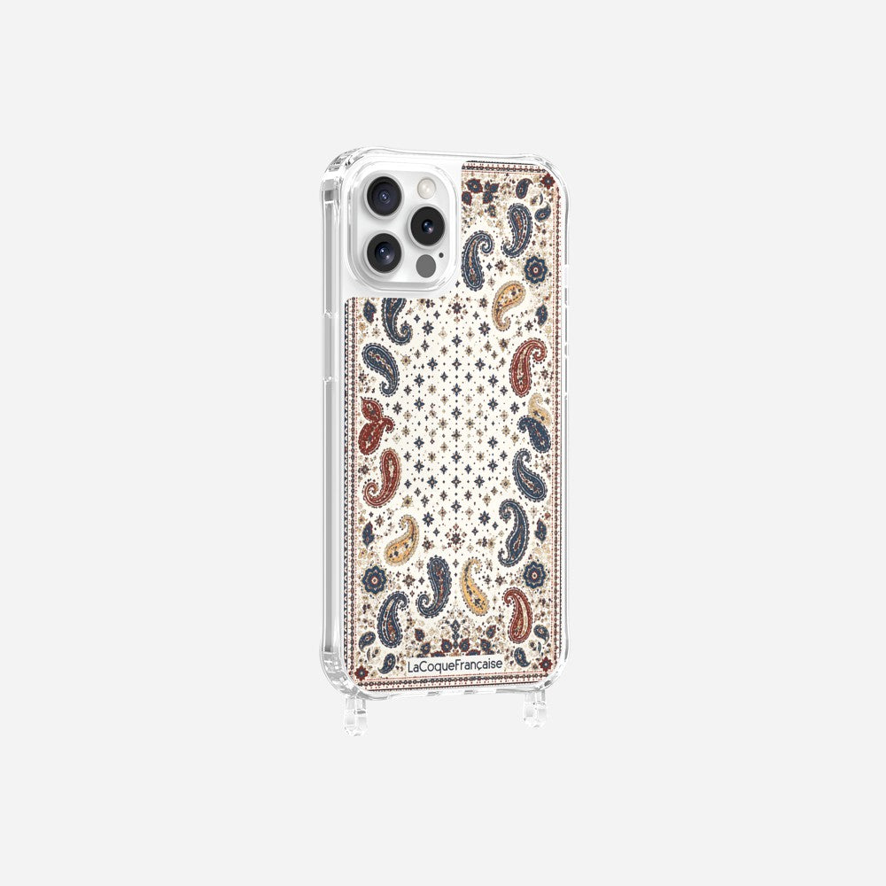 Coque Anneaux Imprimee Cachemire Beige - 21