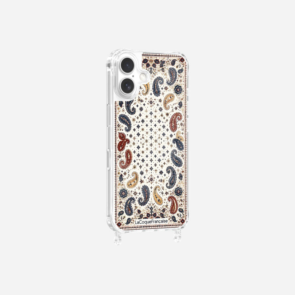 Coque Anneaux Imprimee Cachemire Beige - 8