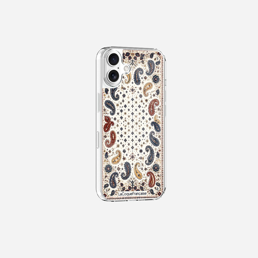 Coque Sans Anneaux Imprimee Cachemire Beige - 7
