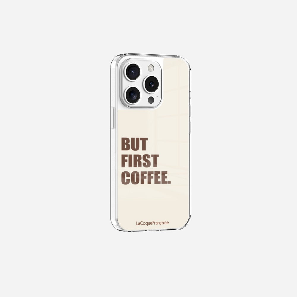 Coque Sans Anneaux Imprimee But First Coffee - 10