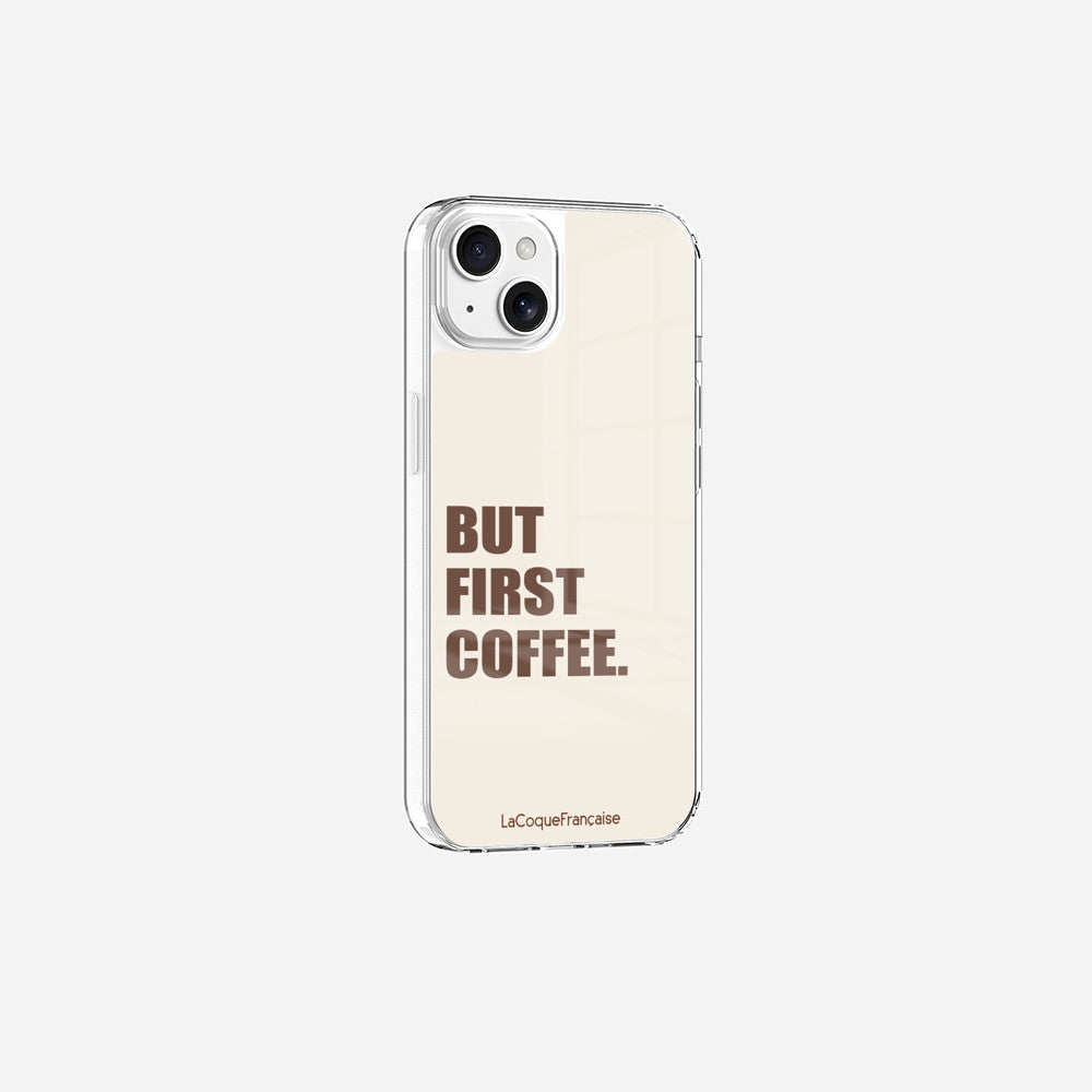 Coque Sans Anneaux Imprimee But First Coffee - 15