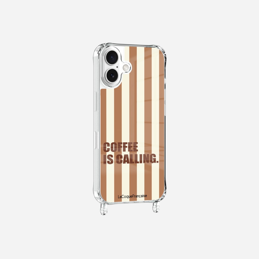 Coque Anneaux Imprimee Coffee Is Calling - 3