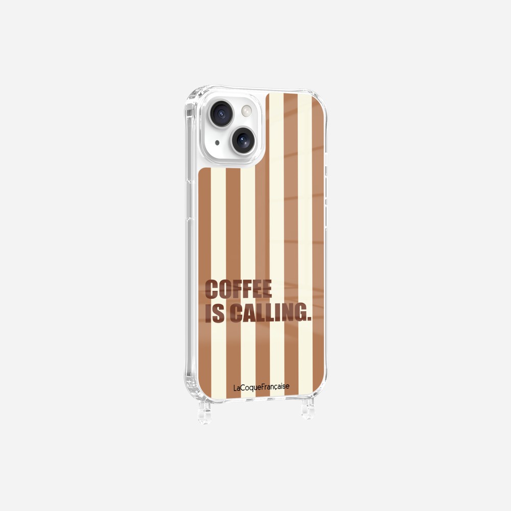 Coque Anneaux Imprimee Coffee Is Calling - 19