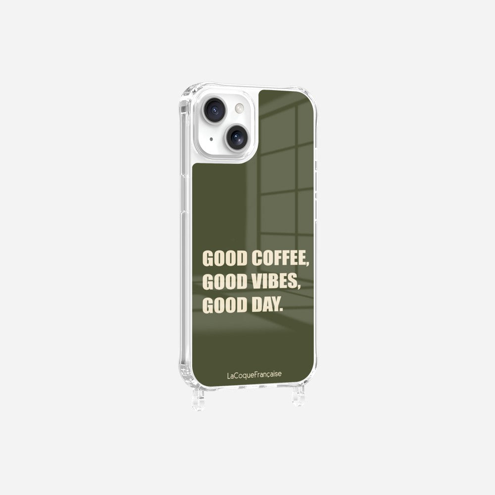 Coque Anneaux Imprimee Good Coffee Good Vibe Good Day - 16