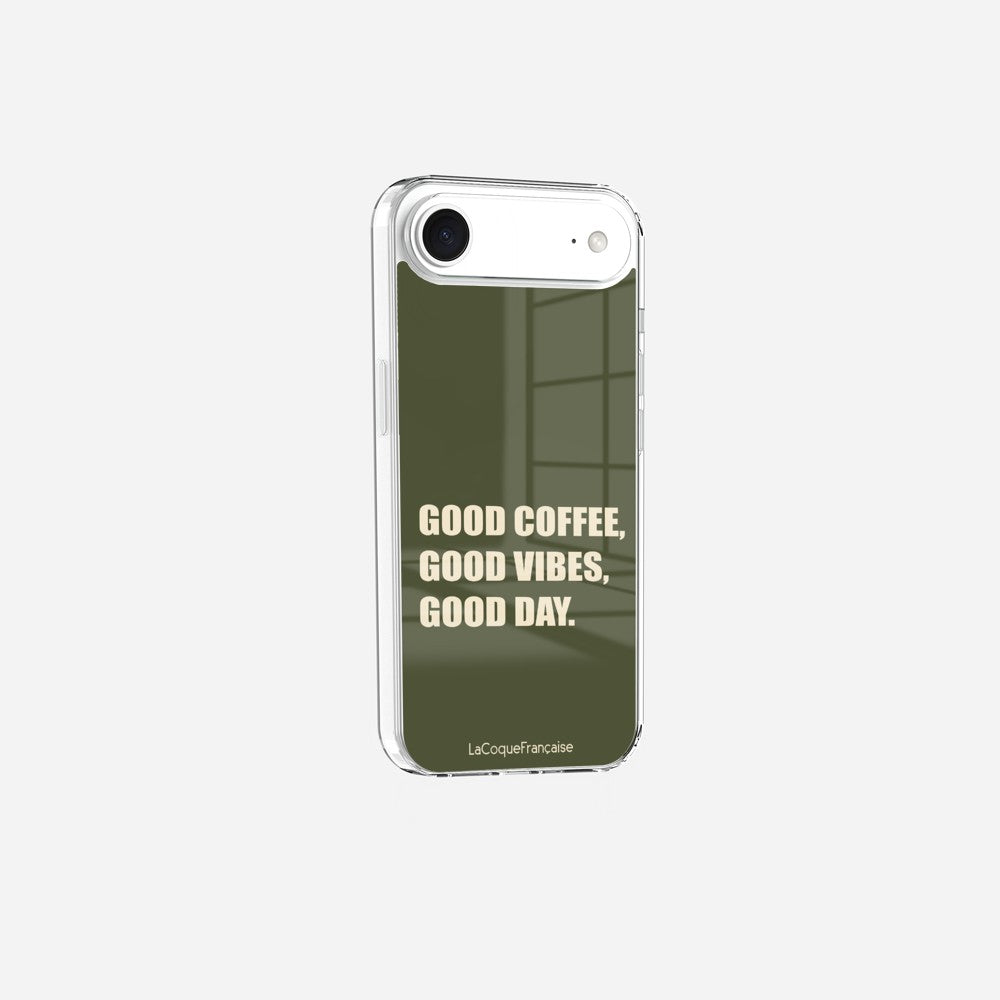 Coque Sans Anneaux Imprimee Good Coffee Good Vibe Good Day - 4