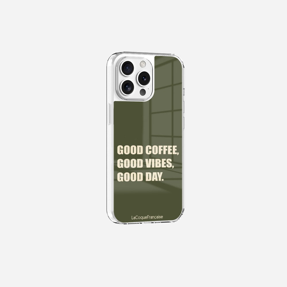 Coque Sans Anneaux Imprimee Good Coffee Good Vibe Good Day - 9