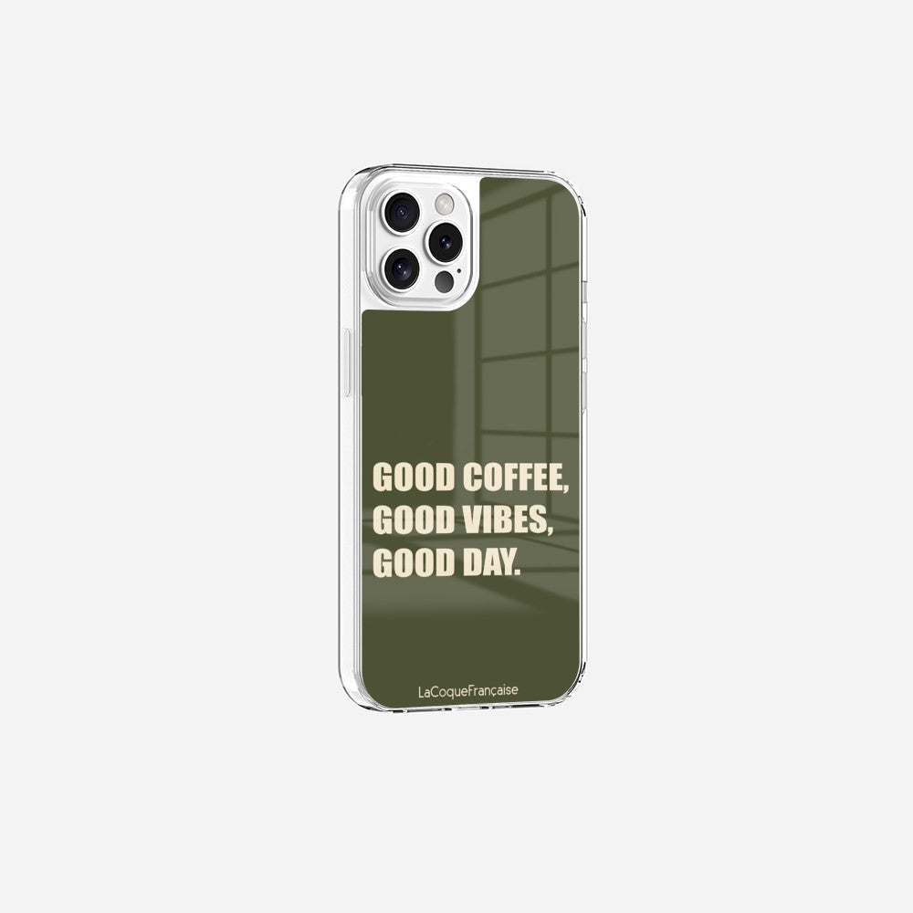 Coque Sans Anneaux Imprimee Good Coffee Good Vibe Good Day - 21