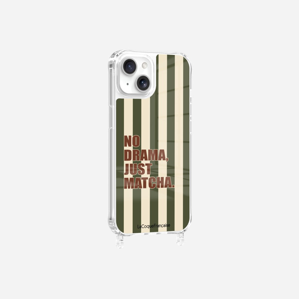 Coque Anneaux Imprimee No Drama Just Matcha - 16