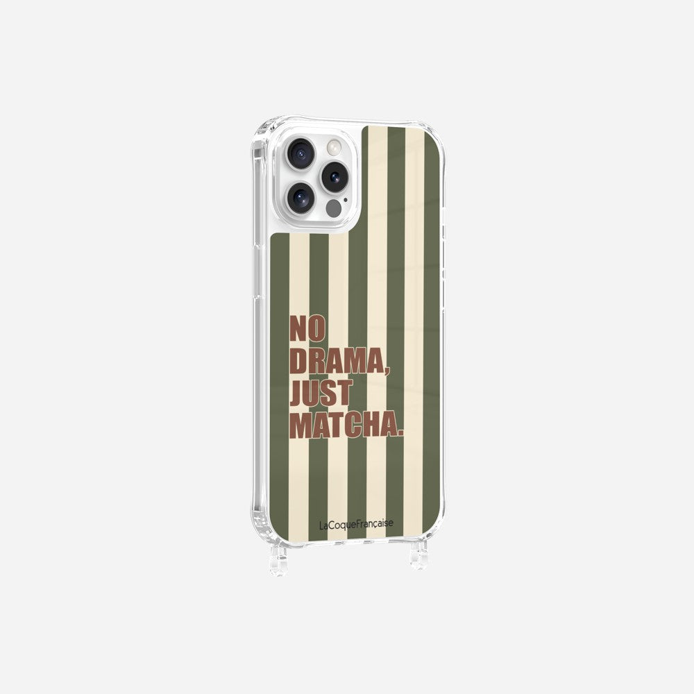 Coque Anneaux Imprimee No Drama Just Matcha - 21