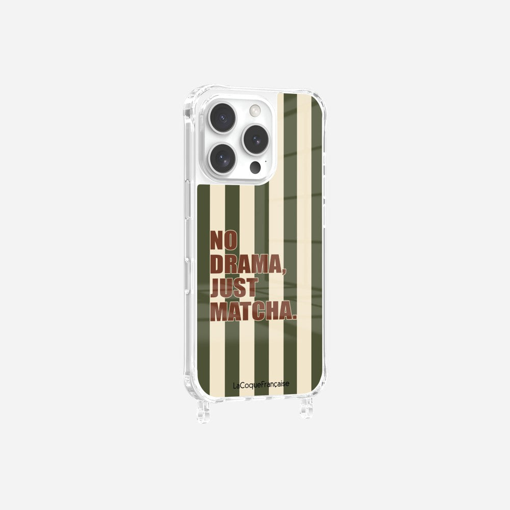 Coque Anneaux Imprimee No Drama Just Matcha - 6