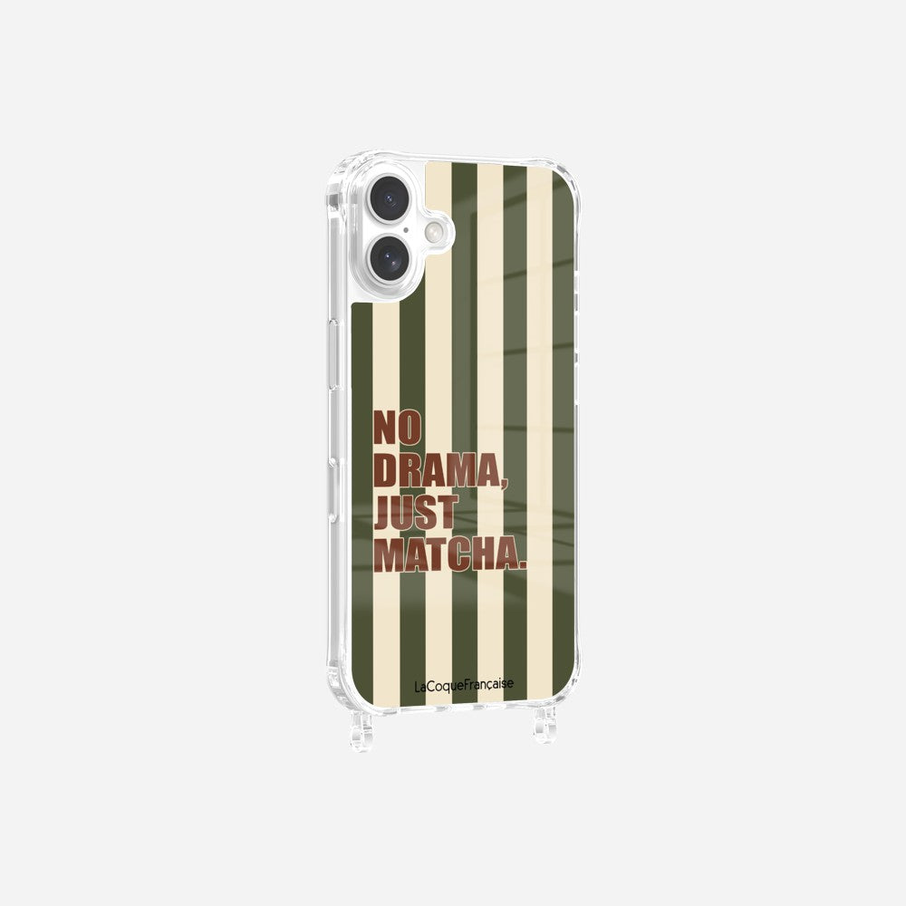 Coque Anneaux Imprimee No Drama Just Matcha - 7