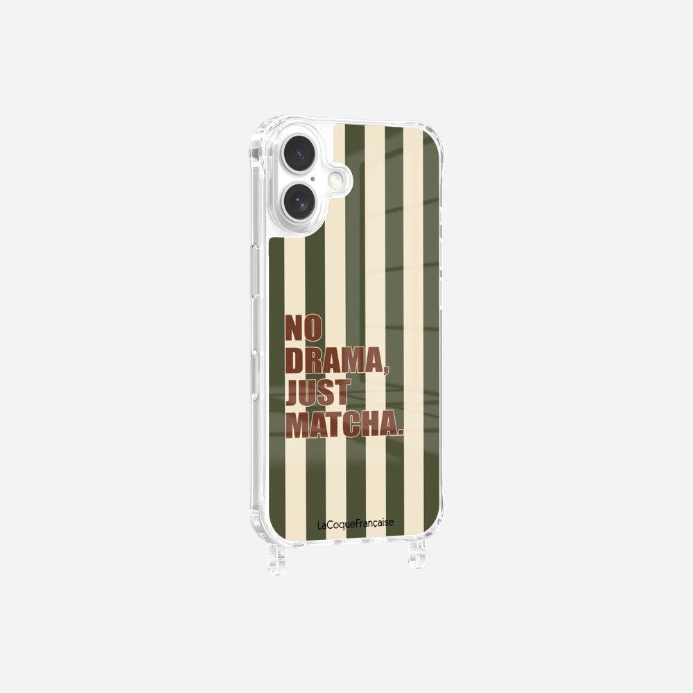 Coque Anneaux Imprimee No Drama Just Matcha - 8