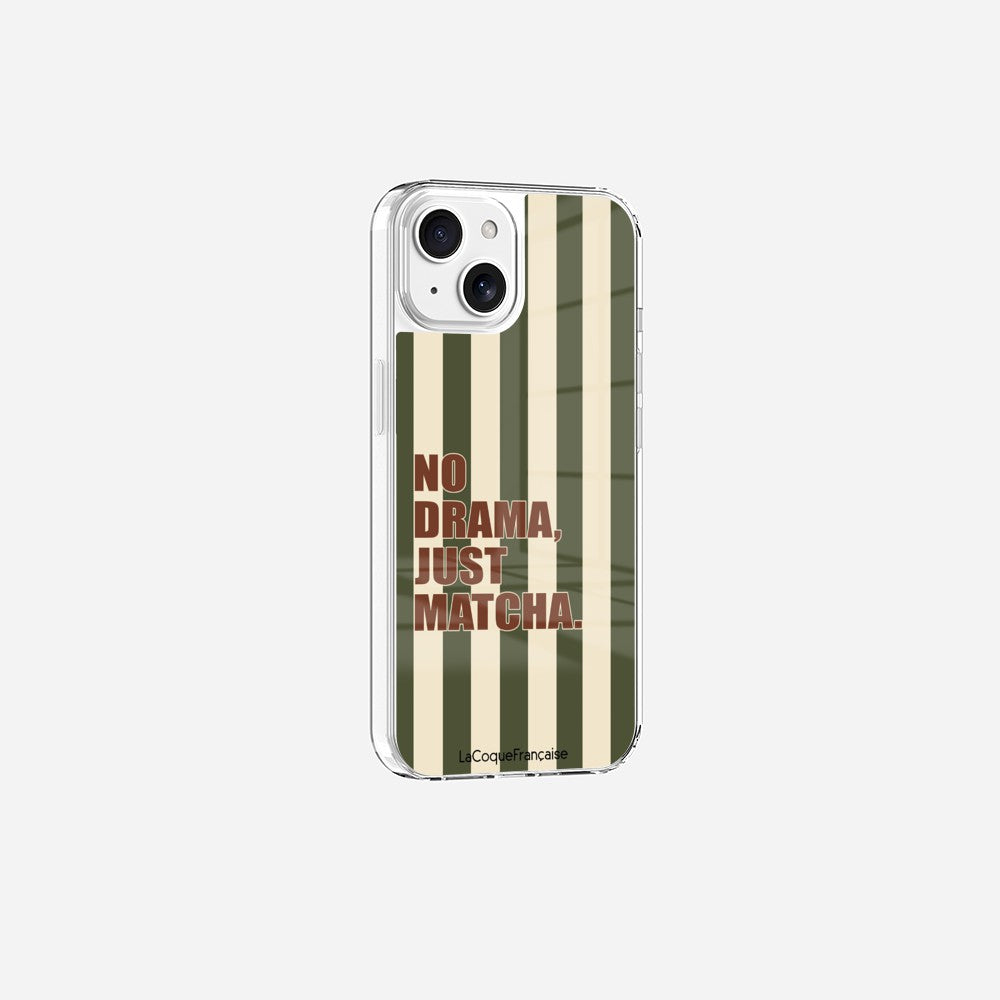 Coque Sans Anneaux Imprimee No Drama Just Matcha - 12